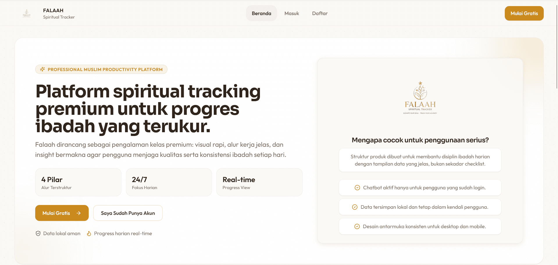 Falaah Tracking